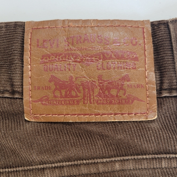 Levi's 549 Brown Straight Jeans Classic Style - Picture 6 of 13